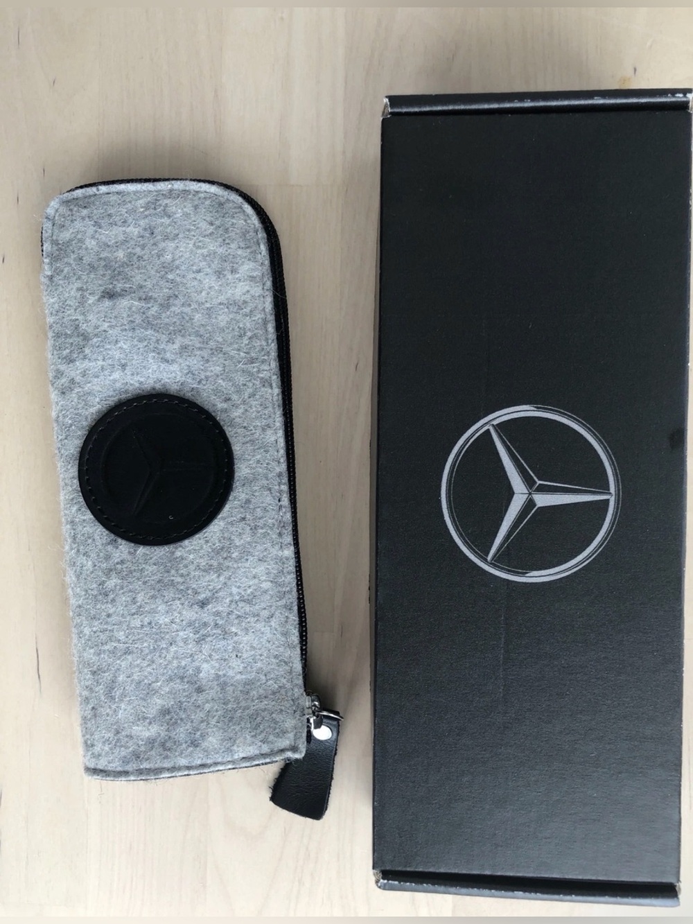 LOOPTWORKS LIMITED EDITION MERCEDES BENZ WOOL & LEATHER   PENCIL CARRIER